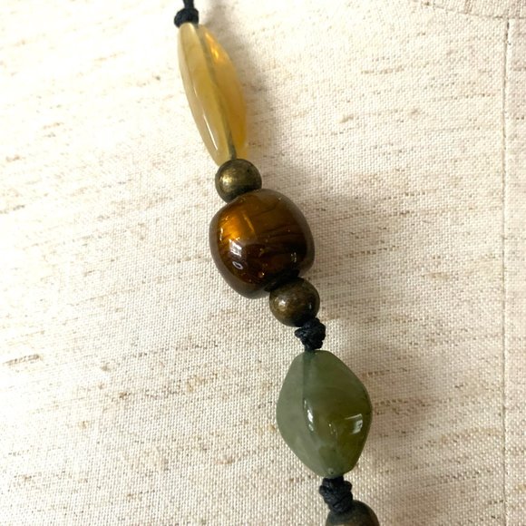 Beaded Necklace Women Bohemian Handmade  Necklace Jewelry - Picture 4 of 5